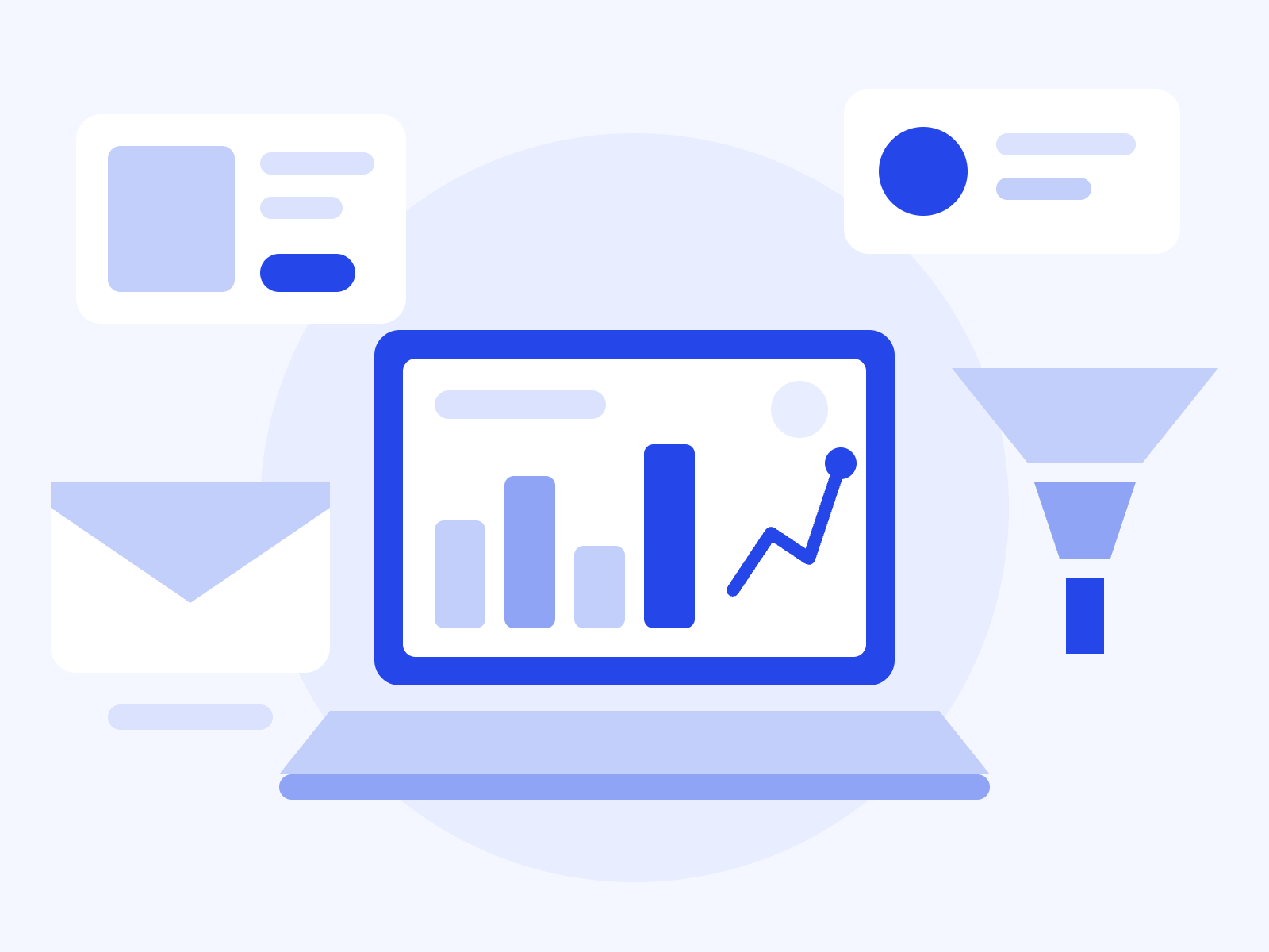 AdTech and MarTech recruitment illustration